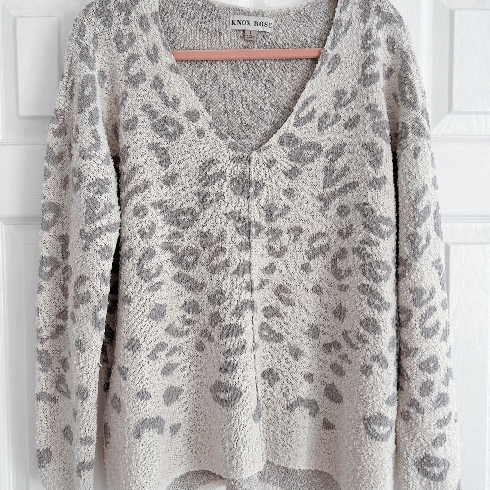 Knox Rose Leopard Sweater